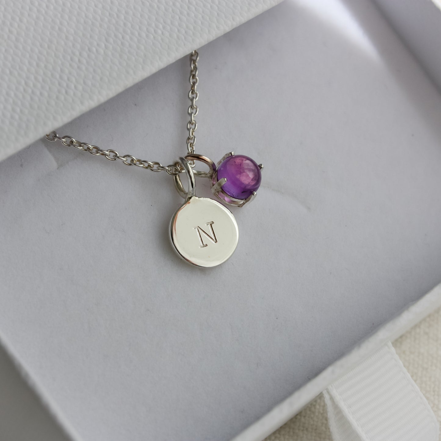 Silver Birthstone Charms