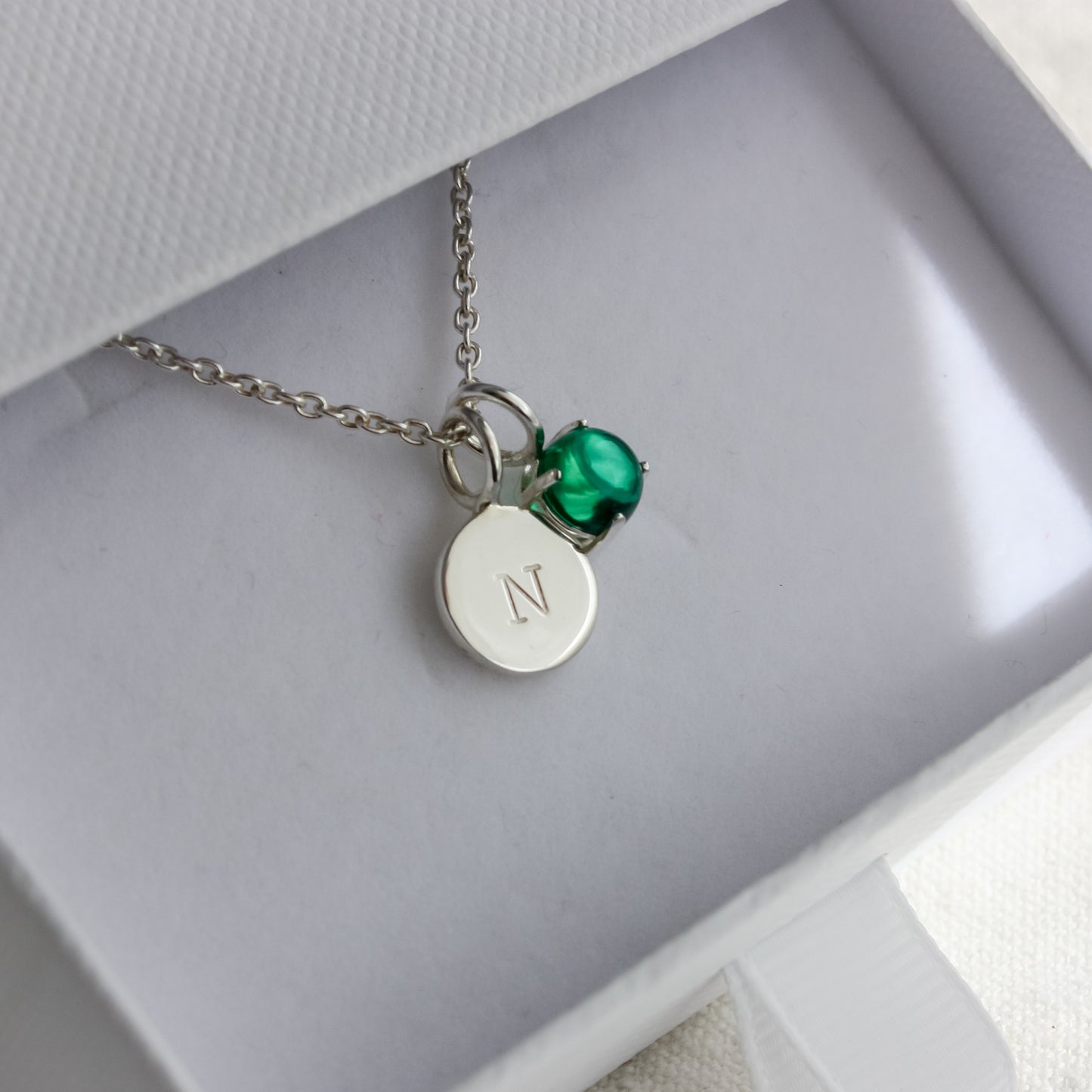 Silver Birthstone Charms