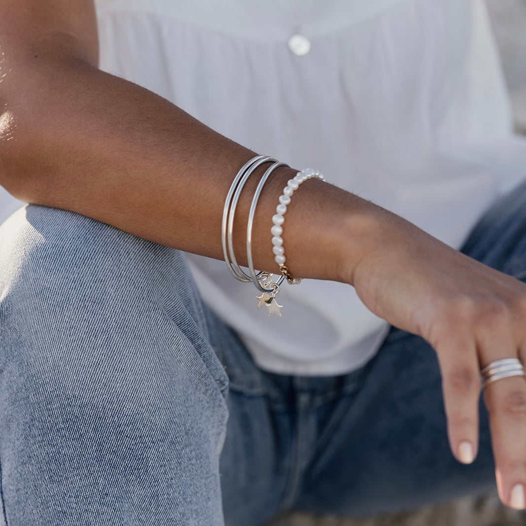 Star Charm Bangle