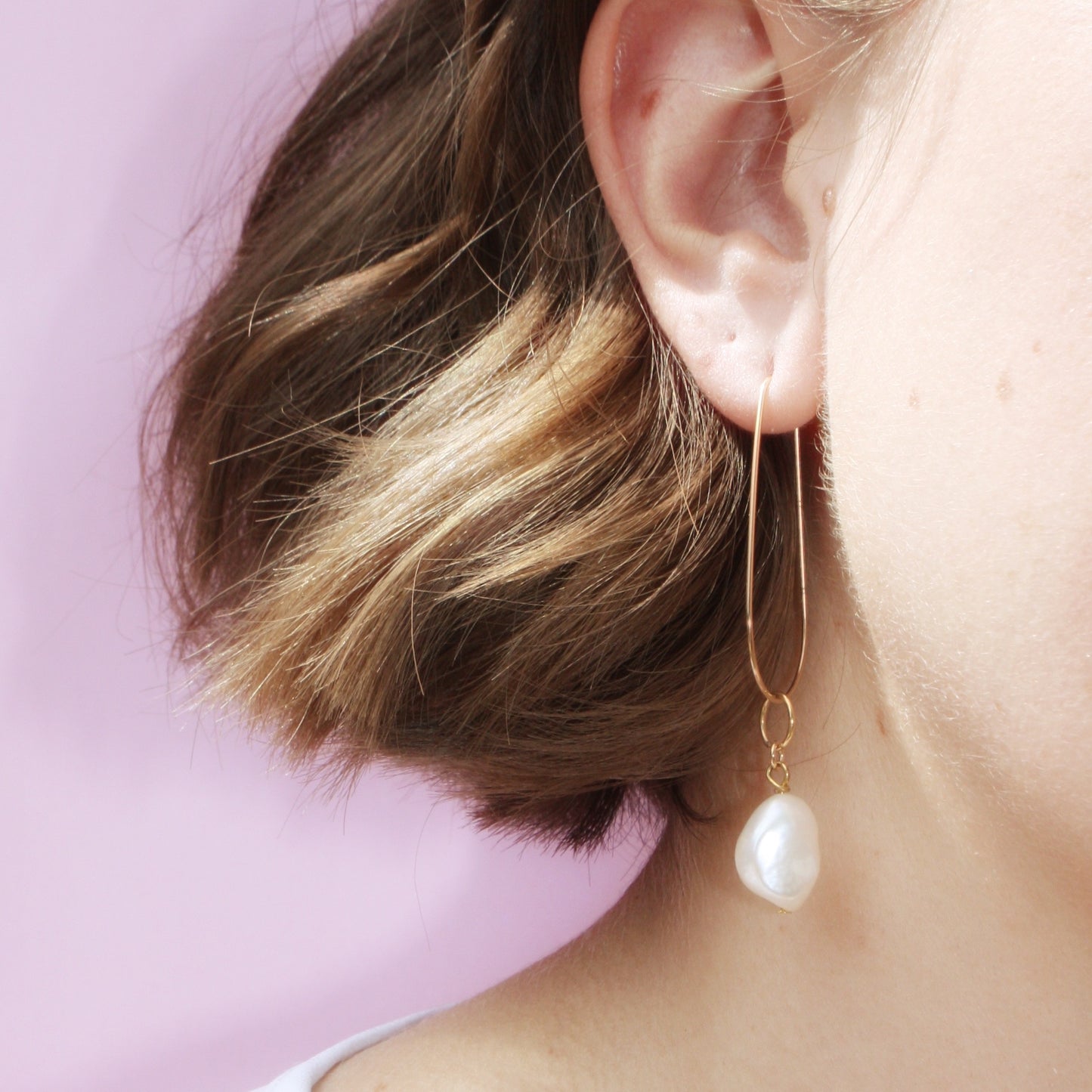 Freshwater Pearl Drop Earrings