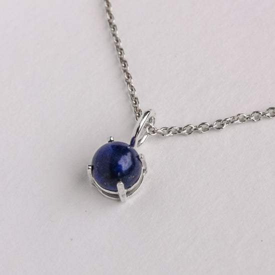 Load image into Gallery viewer, Silver Birthstone Necklace
